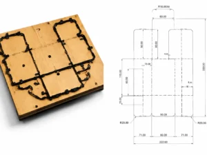 Khuôn bế thùng carton 3 lớp